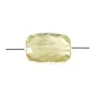 Citrine rectangle facette 8x12mm x 1pc
