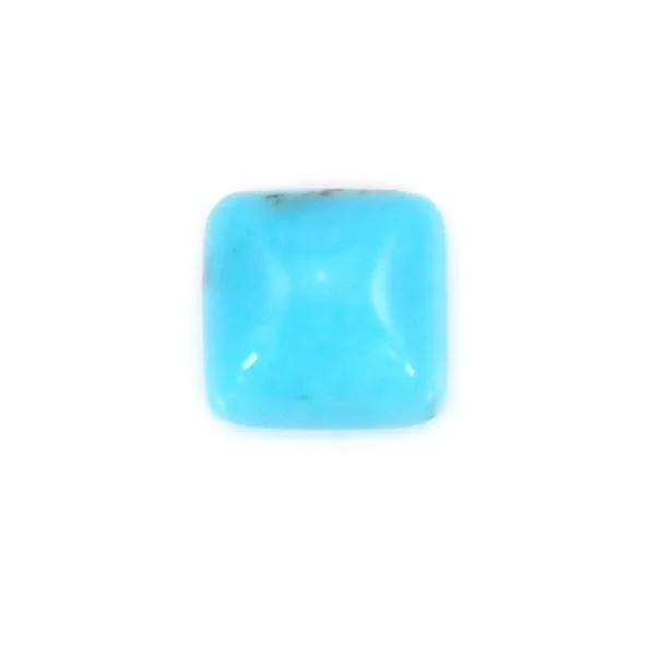 Cabochon Turquoise carré 8mm x1pc