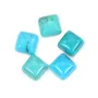 Cabochon Turquoise carré 8mm x1pc