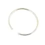 925 sterling silver 65mm flexible bangle for half-driled beads x 1pc