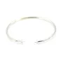 Bracelet jonc flexible 65mm pour perle semi-percée en argent 925 x 1pc