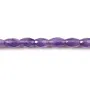 Améthyste Tonnelet Facette 4x6mm x 40cm