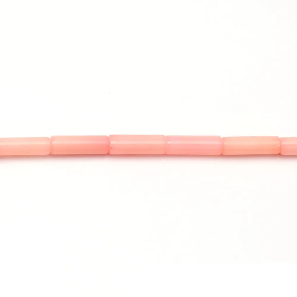 Bambou mer teinté orange Tube 3x10mm x 40cm 