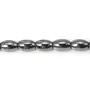 Hématite tonnelet 4x6mm x 10pcs