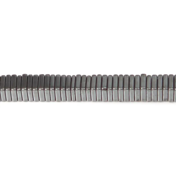 Hématite carré lamelle 4x1mm x 20pcs