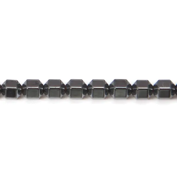 Hématite cylindre 4mm x 20pcs