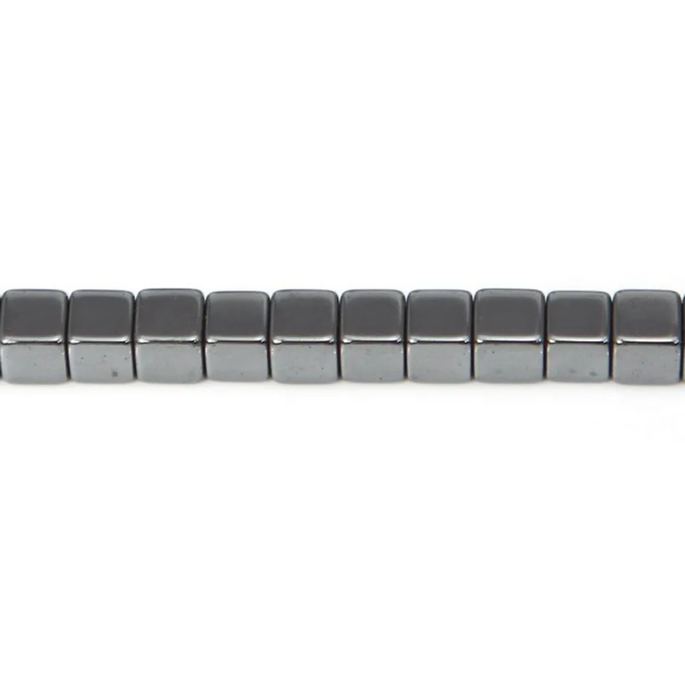 Hématite cube carré 2mm x 20pcs