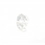 Rock Crystal Quartz Faceted Rondelle