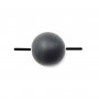 Black Matt Stones Round 4mm x 20 pcs