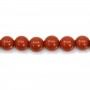 Red Jaspe Round 4mm x 20 pcs 