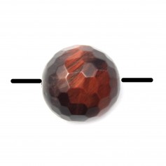 Red tiger stone round section
