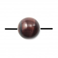 Red tiger stone round 4mm x  20 pcs