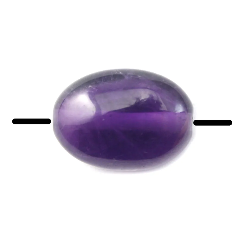 Amethyst Oval 8x12mm x 4 pcs