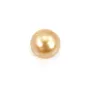 South Sea Pearl, gold, round, 10-10.5mm x 1pc