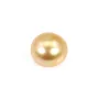 Perle des mers du Sud, dorée, semi-ronde, 11-11.5mm x 1pc