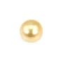 Perle des mers du Sud, dorée, semi-ronde, 11.5-12mm x 1pc