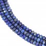 Lapis lazuli rondelle facette 5x7mm x 40cm