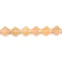 Aventurine Orange Trèfle 13mm x 39cm