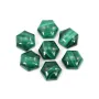 Malachit Cabochon Hexagon 10mm x 1pc