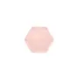 Cabochon Rose Quartz hexagonal faceted 10mm x 1pc