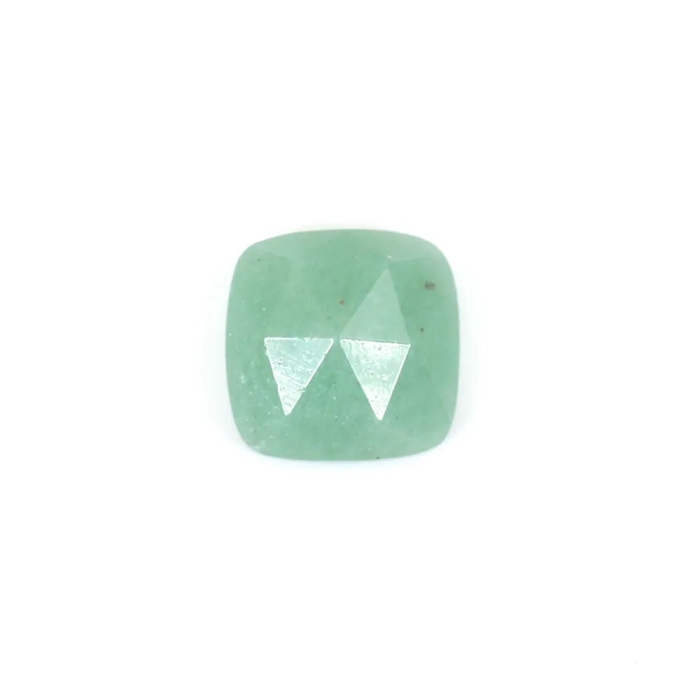 Cabochon Aventurine carré facetté 9mm x 1pc