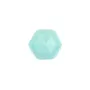 Cabochon Amazonite hexagone facetté 10mm x 1pc