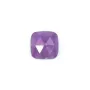 Amethyst Quadrat facettiert Cabochon 9mm x 1pc