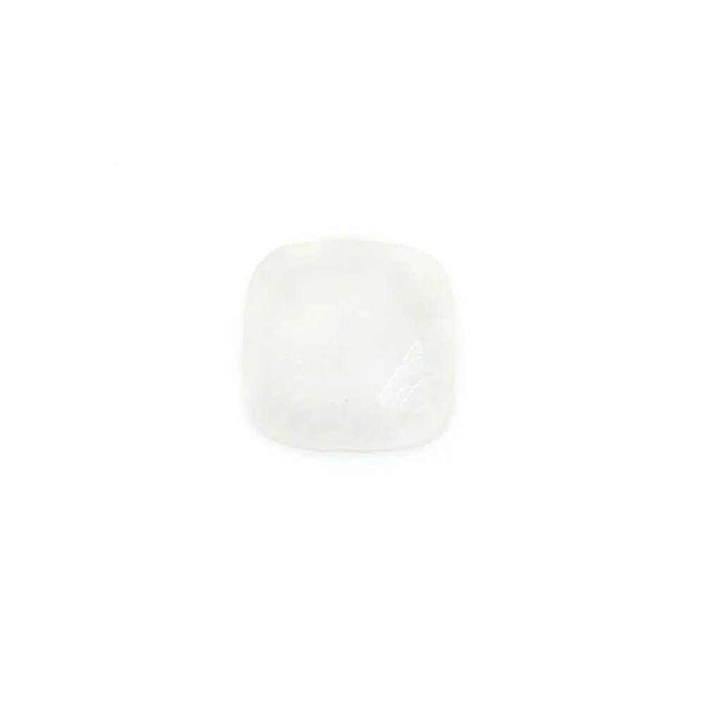 Cabochon Pierre de lune carré facetté 9mm x 1pc
