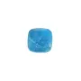 Cabochão quadrado facetado de apatite 9 mm x 1 unidade