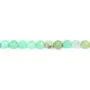 Chrysoprase redondo facetado 4mm x 6pcs