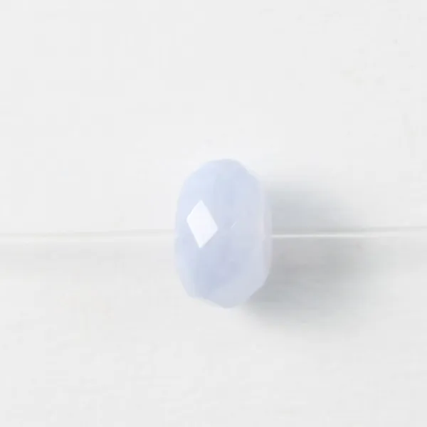 Calcédoine Rondelle Facette 3x5mm x 10pcs