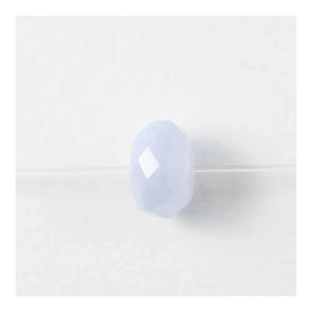 Calcédoine Rondelle Facette 3x5mm x 10pcs