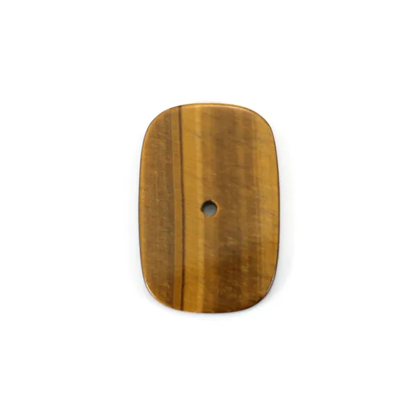 Cabochon Oeil de tigre rectangle 13.5x20mm x 1pc