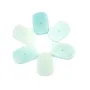 Cabochon Amazonite rectangle 13.5x20mm x 1pc