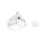 Bague pour cabochon rectangle & rond - Argent 925 x 1pc