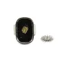 Anillo cabujón rectángulo y redondo - Plata x 1pc