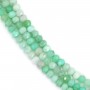 Chrysoprase rondelle facetté 2.5x3.5mm x 39cm