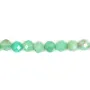 Chrysoprase rond facetté 3-3.5mm x 39cm