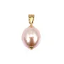 Pendentif Perle de culture d'eau douce mauve - Gold Filled x 1pc