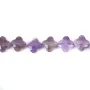 Améthyste trèfle facetté 10mm x 39cm