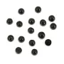 Obsidian Cabochon rund 3mm x 4pcs