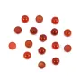 Cabujón redondo de Ágata roja 3mm x 4pcs