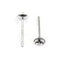 Pendientes para semi-perforados Rodio Plata 4mm x 4pcs