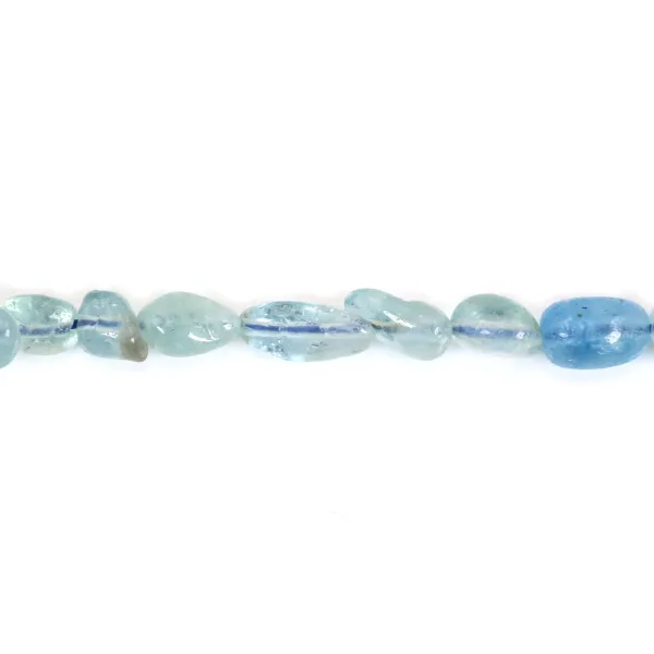 Beryl (Aquamarine) baroque 6-8mm x 39cm