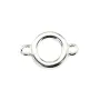 Entrepieza redonda calada 10x14mm - Plata 925 x 1ud