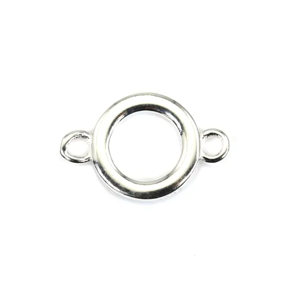 Intercalaire rond ajouré 8x12mm - Argent 925 x 1pc