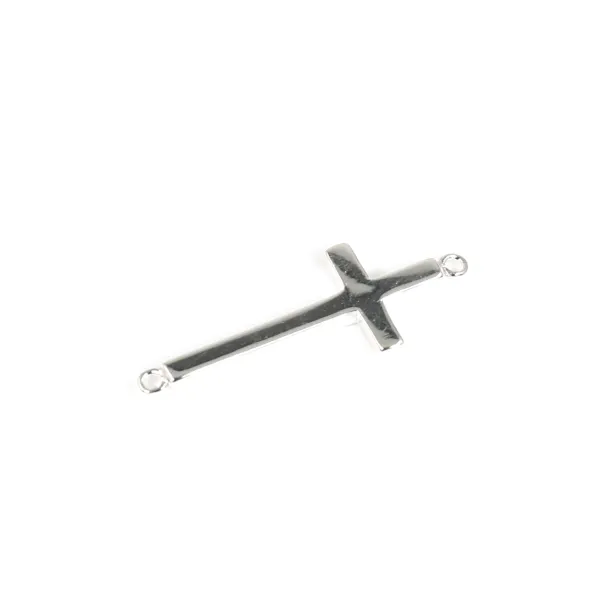 Intercalaire croix 8x23mm - Argent 925 x 1pc