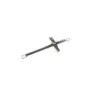 Cruz Espaçador 8x23mm - Prata 925 x 1pc