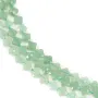 Aventurine trèfle facetté 10mm x 40cm