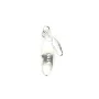 Breloque plume double 5x17.5mm - Argent 925 x 1pc